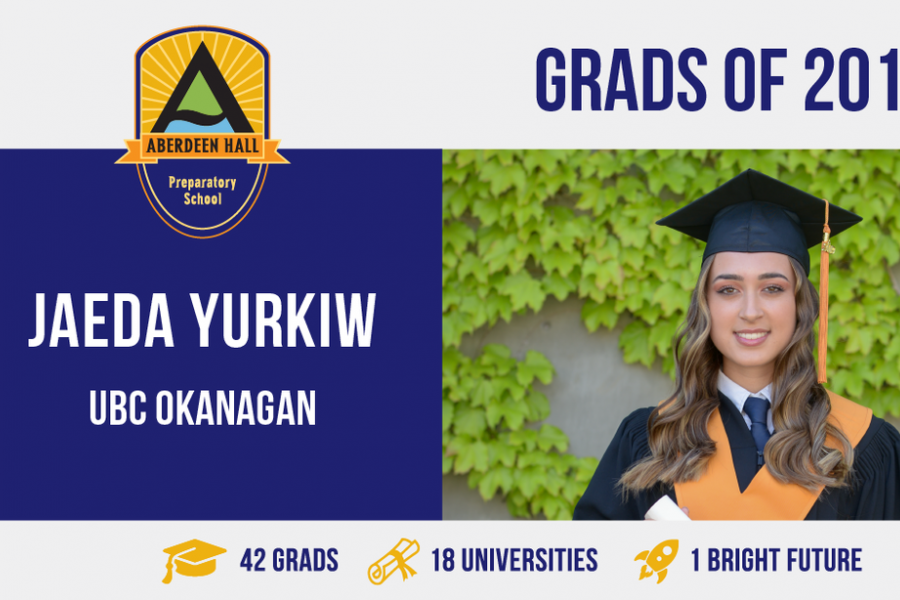 Alumni Updates - Jaeda Yurkiw